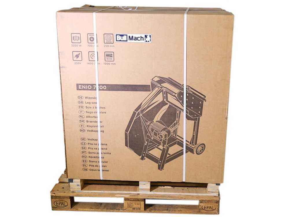 BullMach ENIO 7200 - Sega per Ceppi Circolare Elettrica 3200 W 700 mm