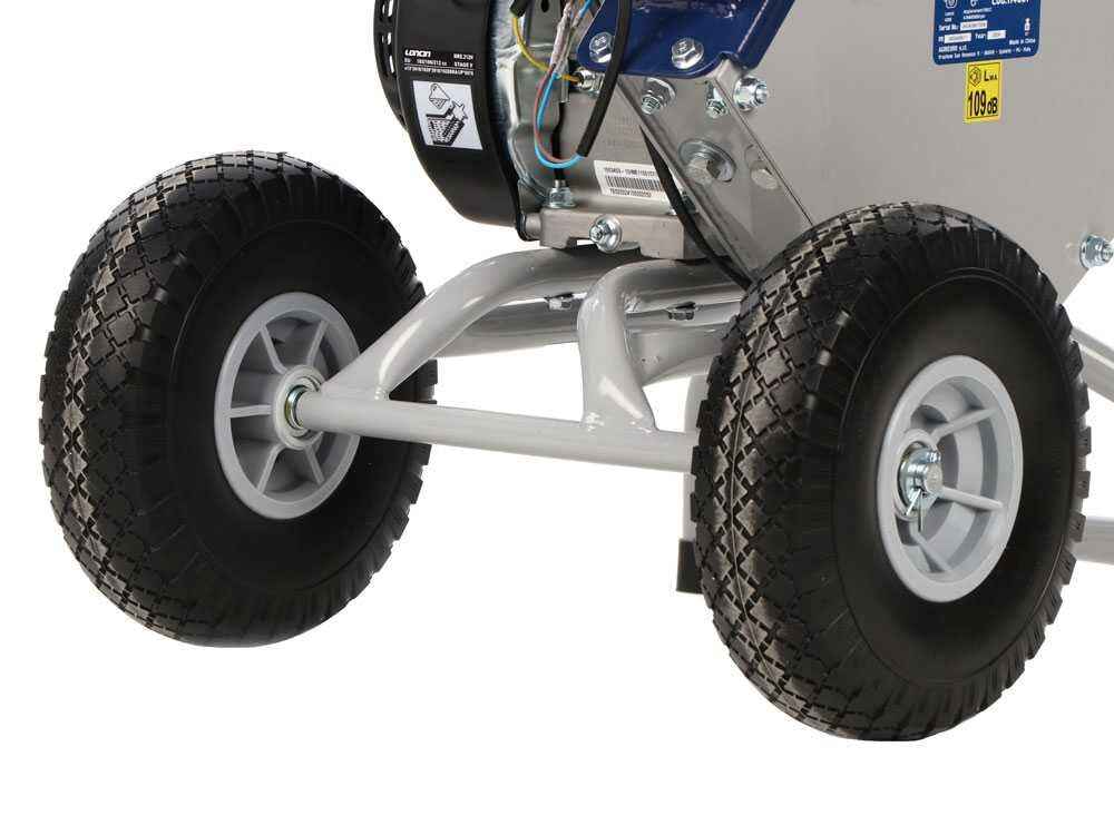BullMach Biotrituratore Termico Hercules 50 L Loncin H200 6,5 CV Taglio 50 mm