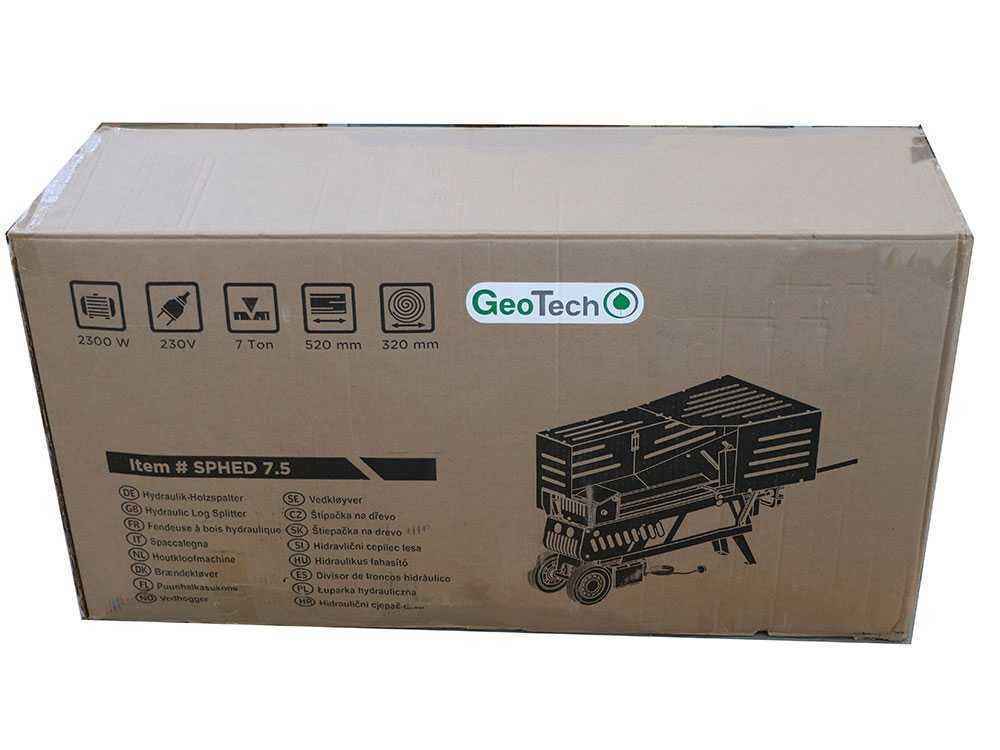 GeoTech SPHED 7.5 - Spaccalegna Elettrico Orizzontale 7 Tonnellate 230V
