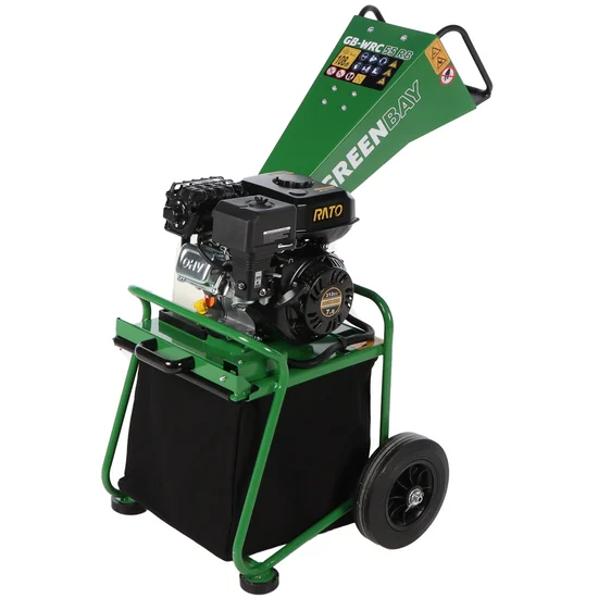 GreenBay Biotrituratore Termico GB-WRC 50 L Motore RATO 7 CV – Taglio 50 mm