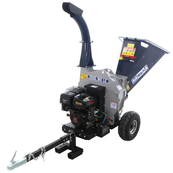 BullMach Biotrituratore Termico ZEUS 160 LE Loncin 15 CV Taglio 100 mm