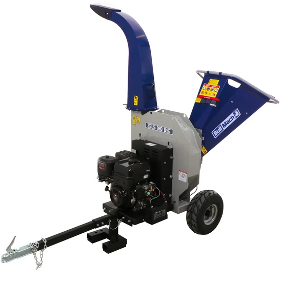 BullMach Biotrituratore Termico ZEUS 180 BSE Briggs & Stratton 13,5 CV Taglio 95 mm