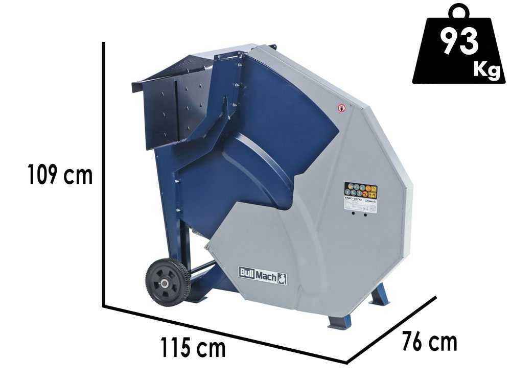 BullMach ENIO 7200-3 - Sega per Ceppi Elettrica Trifase 5000 W