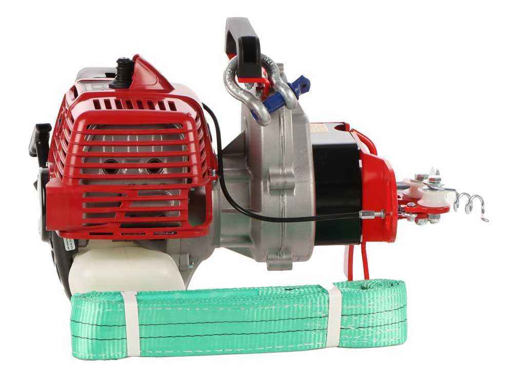 Verricello a Motore Blue Bird TW 610 ST a Scoppio 600 kg