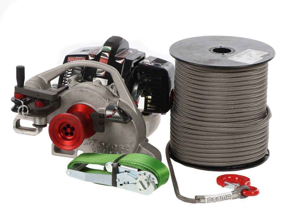 Verricello Forestale Docma VF105 RED IRON Solo HP50E-A 1050 kg