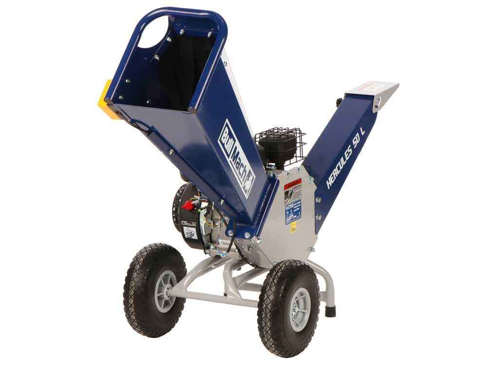 BullMach Biotrituratore Termico Hercules 50 L Loncin H200 6,5 CV Taglio 50 mm