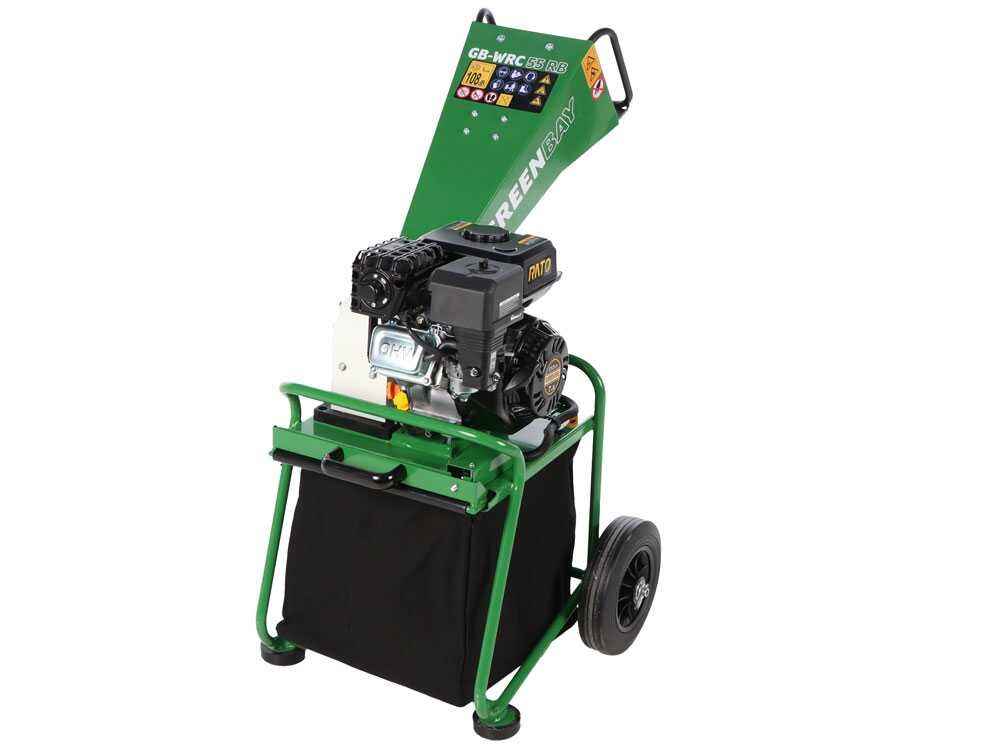 GreenBay Biotrituratore Termico GB-WRC 50 L Motore RATO 7 CV – Taglio 50 mm
