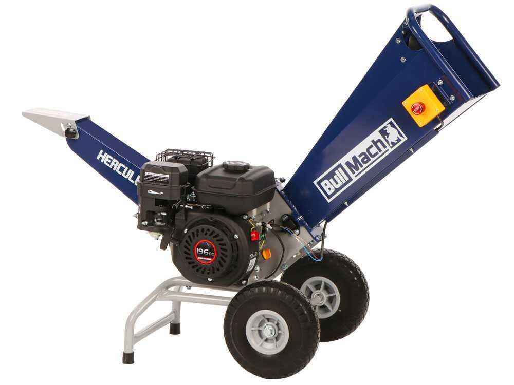 BullMach Biotrituratore Termico Hercules 50 L Loncin H200 6,5 CV Taglio 50 mm