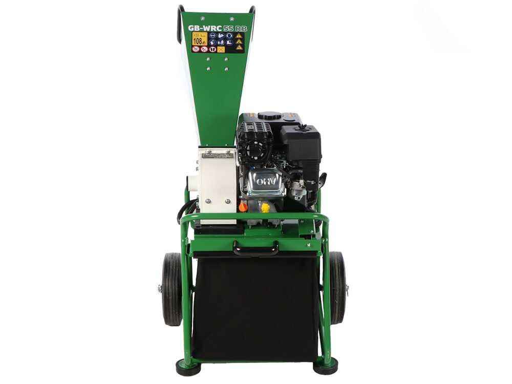 GreenBay Biotrituratore Termico GB-WRC 50 L Motore RATO 7 CV – Taglio 50 mm