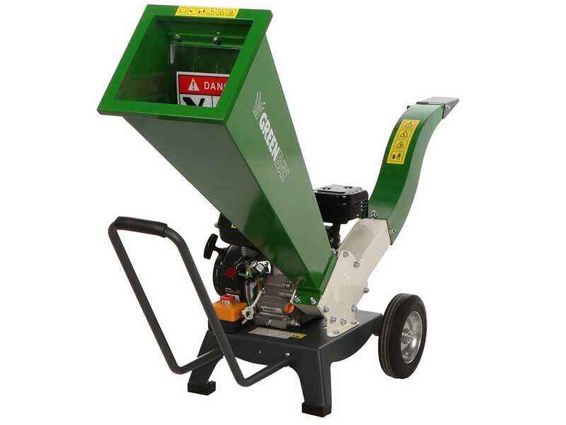 GreenBay Biotrituratore Termico GB-WRC 50 L Loncin G210FA 7 CV Taglio 50 mm