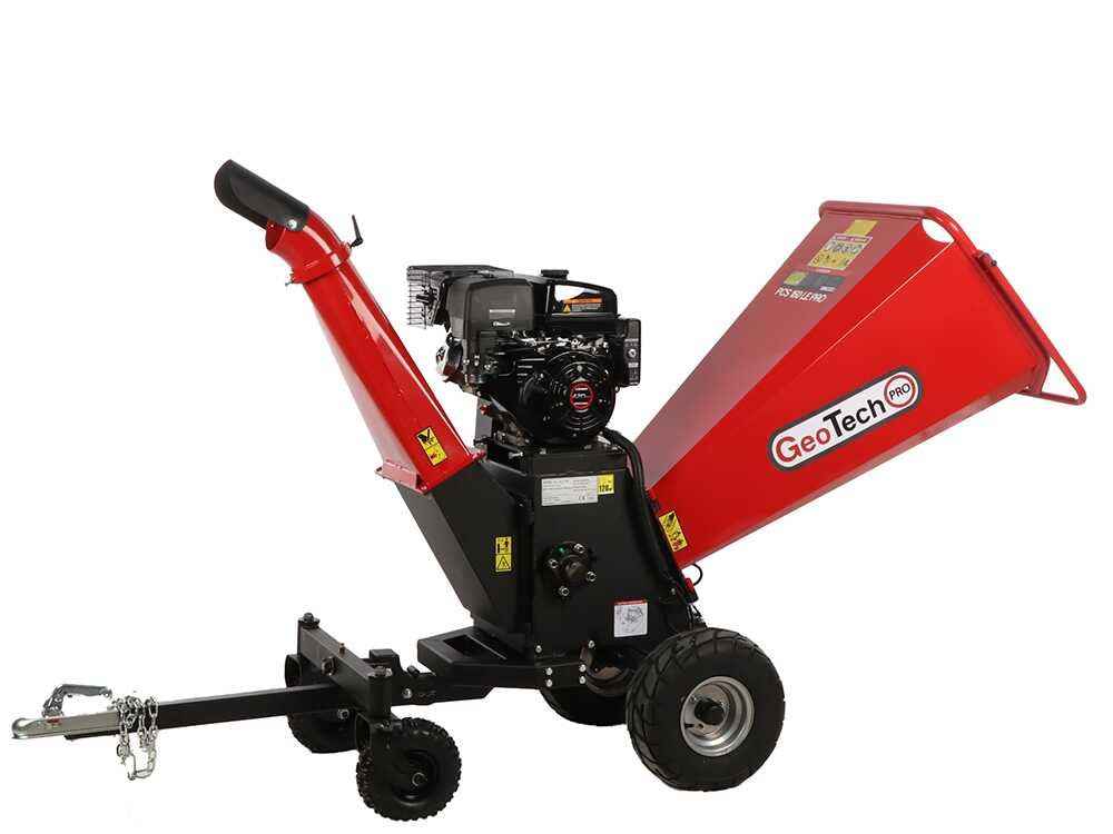 GeoTech Pro Biotrituratore Termico PCS 160 LE PRO Motore Loncin G420FD 15 CV – Taglio 100 mm