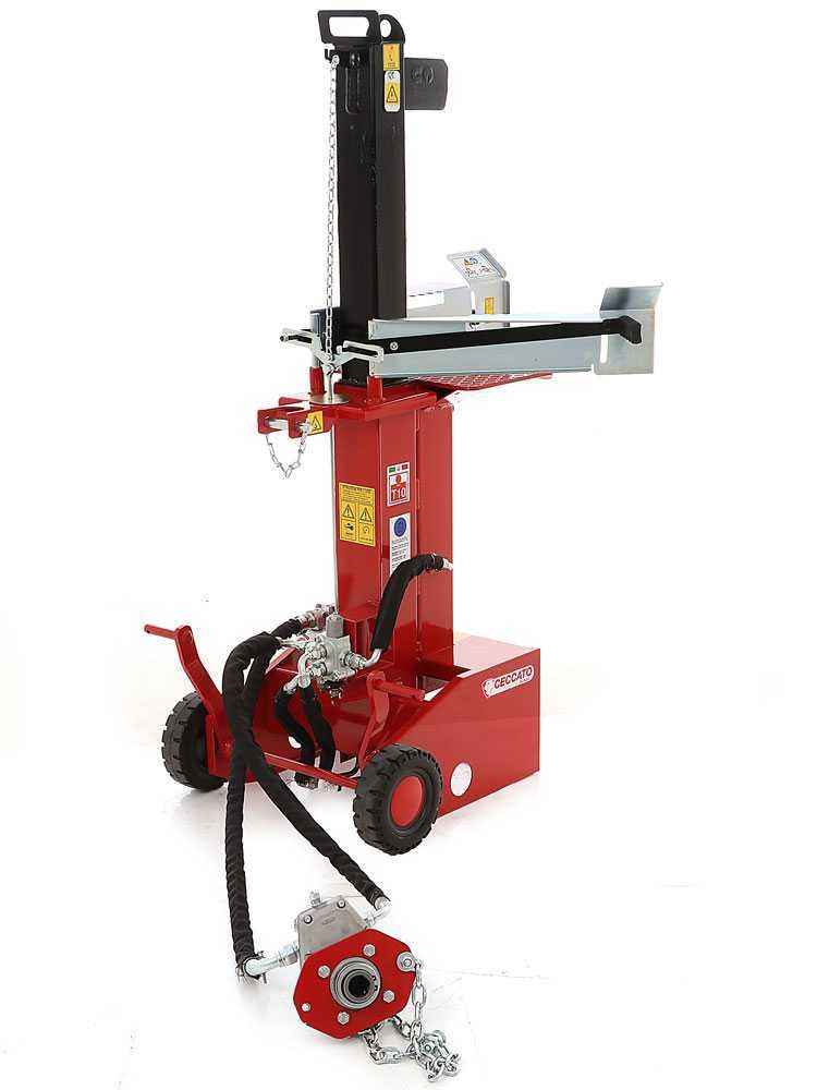 Ceccato Bull SPLT10 – Spaccalegna Verticale a Trattore 10 Tonnellate PTO