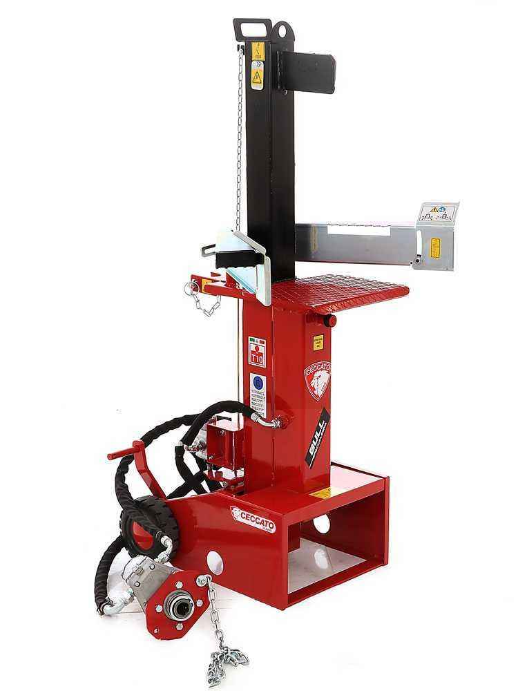 Ceccato Bull SPLT10 – Spaccalegna Verticale a Trattore 10 Tonnellate PTO