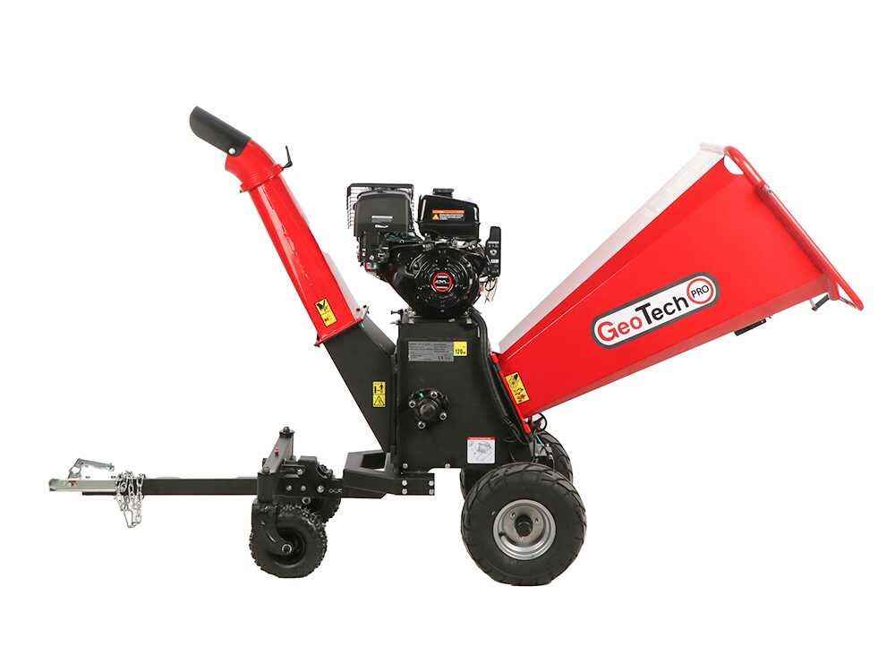 GeoTech Pro Biotrituratore Termico PCS 160 LE PRO Motore Loncin G420FD 15 CV – Taglio 100 mm