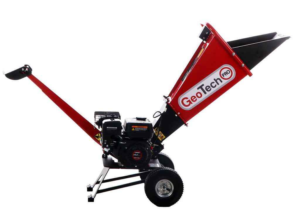 GeoTech Pro Biotrituratore Termico PCS 50 L Motore Loncin 6,5 CV – Taglio 65 mm