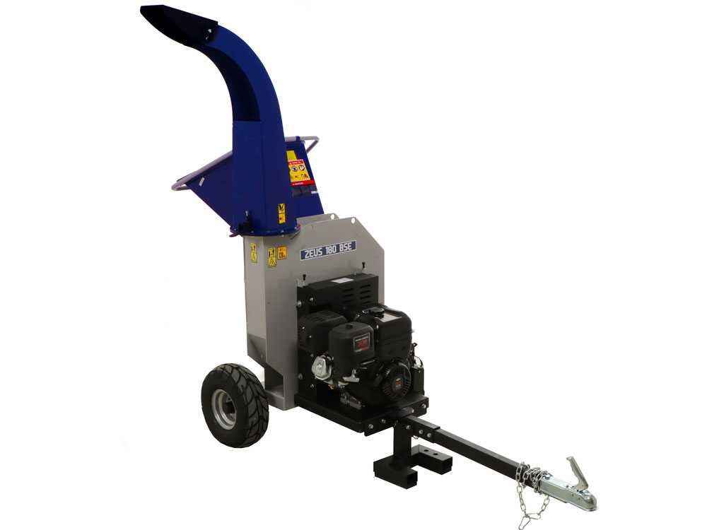 BullMach Biotrituratore Termico ZEUS 180 BSE Briggs & Stratton 13,5 CV Taglio 95 mm