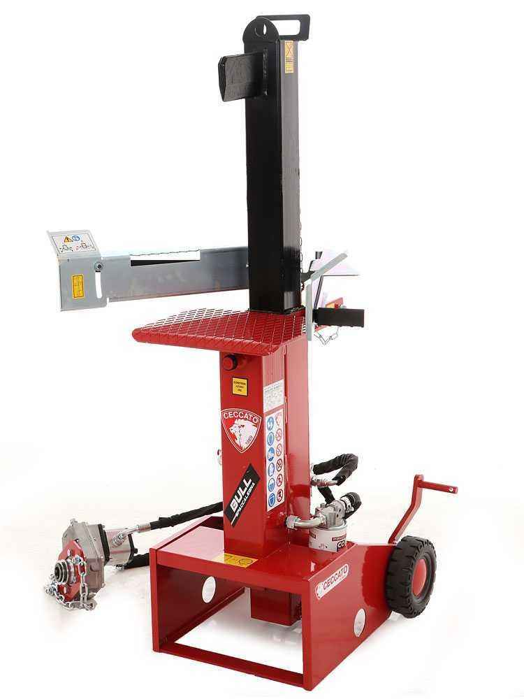 Ceccato Bull SPLT10 – Spaccalegna Verticale a Trattore 10 Tonnellate PTO