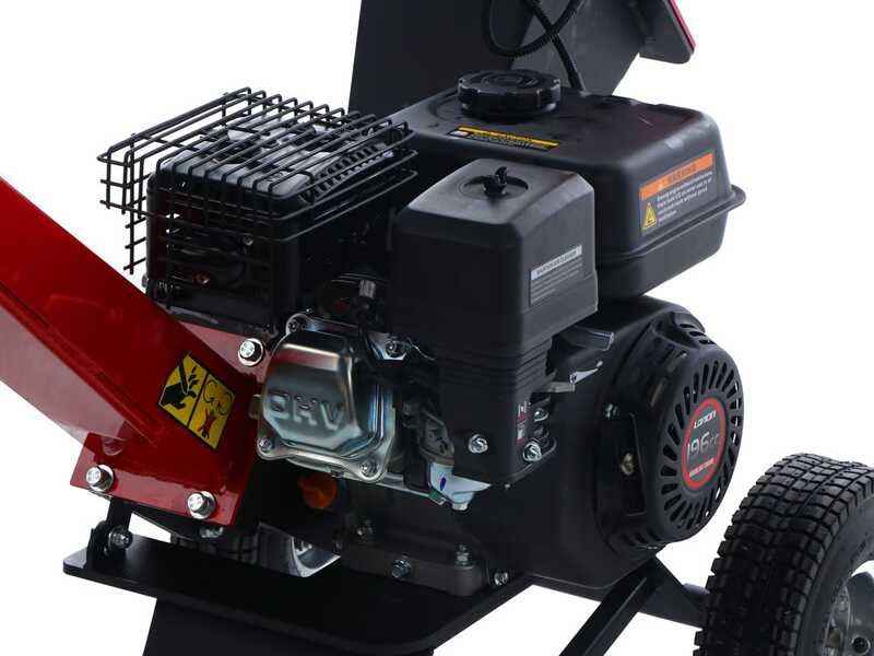 GeoTech Pro Biotrituratore Termico PCS 50 L Motore Loncin 6,5 CV – Taglio 65 mm