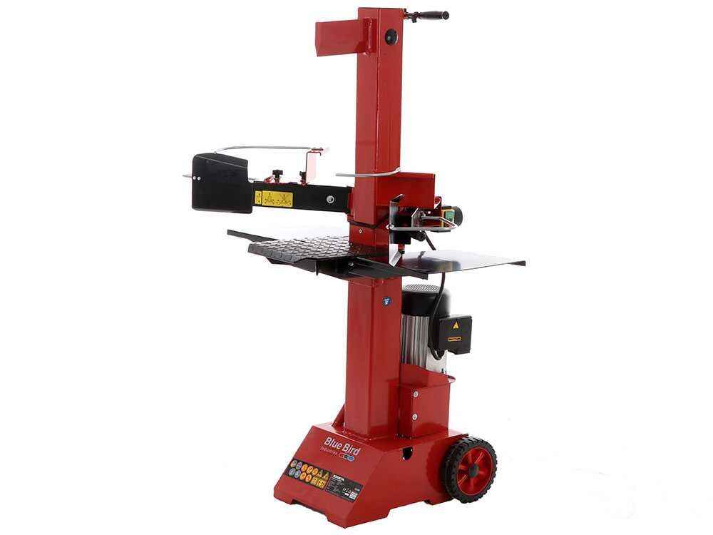 Blue Bird LOG SPLITTER LSE 8000 – Spaccalegna Elettrico Verticale 8 Tonnellate 3000W 230V