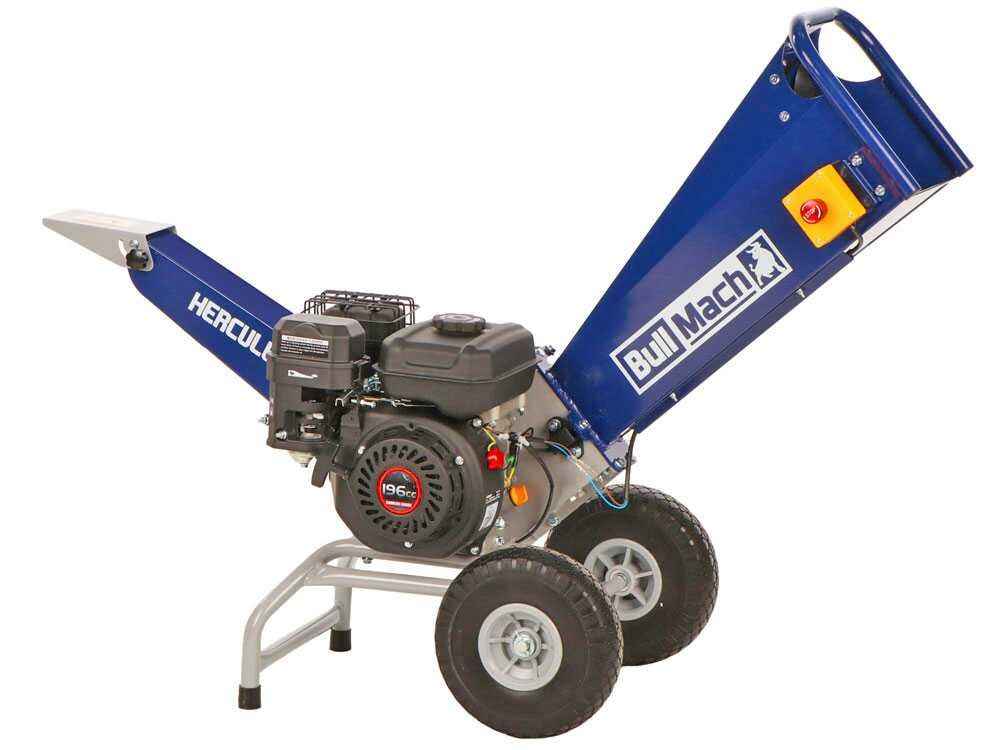 BullMach Biotrituratore Termico Hercules 50 L Loncin H200 6,5 CV Taglio 50 mm