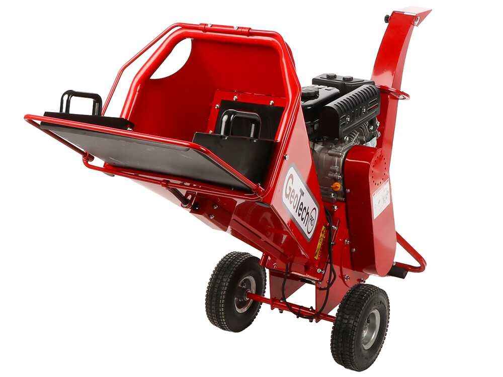 GeoTech Pro Biotrituratore Termico PCS 70 L con Motore Loncin 7 CV – Taglio 65 mm