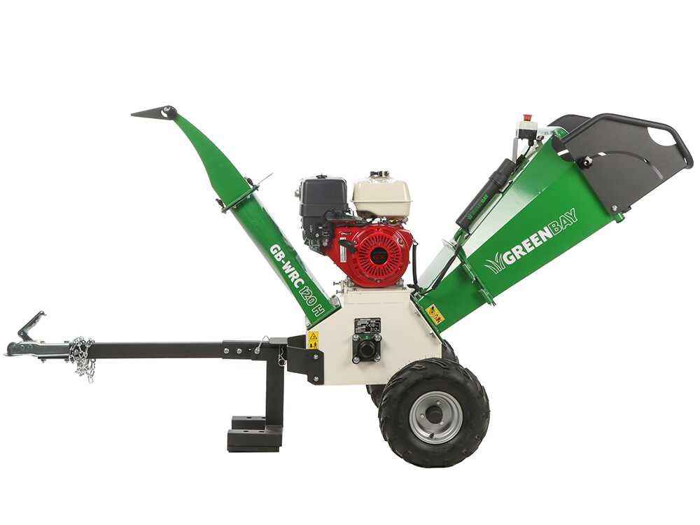GreenBay Biotrituratore Termico GB-WRC 120 H con Motore Honda GX390 – Taglio 90 mm