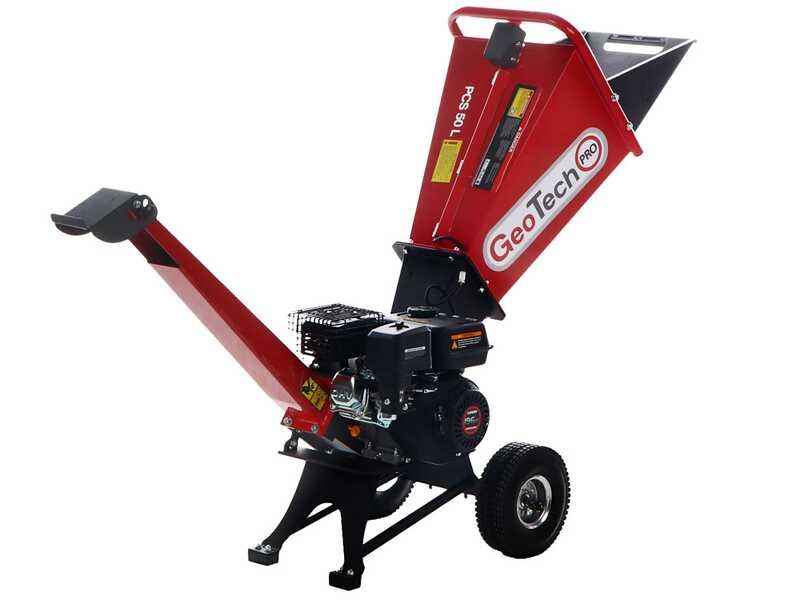 GeoTech Pro Biotrituratore Termico PCS 50 L Motore Loncin 6,5 CV – Taglio 65 mm
