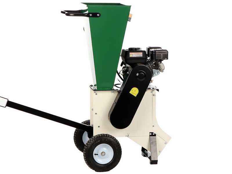 GreenBay Biotrituratore Termico GB-WDC 75 L Motore Loncin 7 CV – Taglio 76 mm