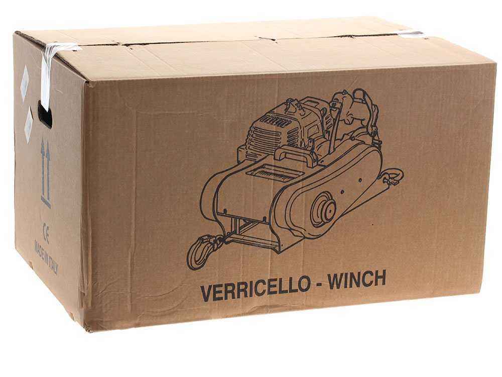 Verricello a Scoppio Blue Bird FW 1610 STK 1300 kg con Fune in Kevlar