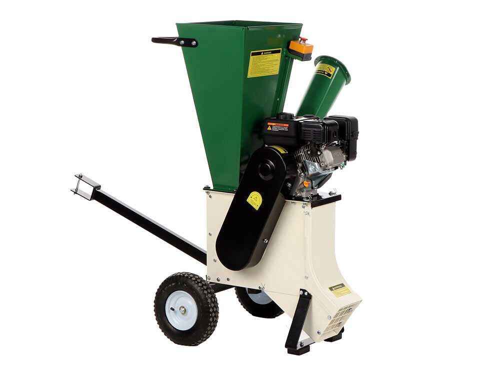GreenBay Biotrituratore Termico GB-WDC 75 L Motore Loncin 7 CV – Taglio 76 mm