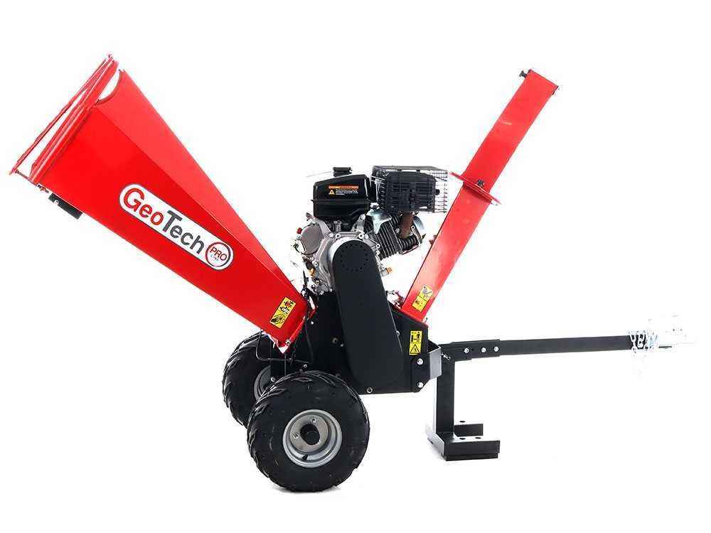 GeoTech Pro Biotrituratore Termico PCS 150 L con Motore Loncin G420F – Taglio 90 mm