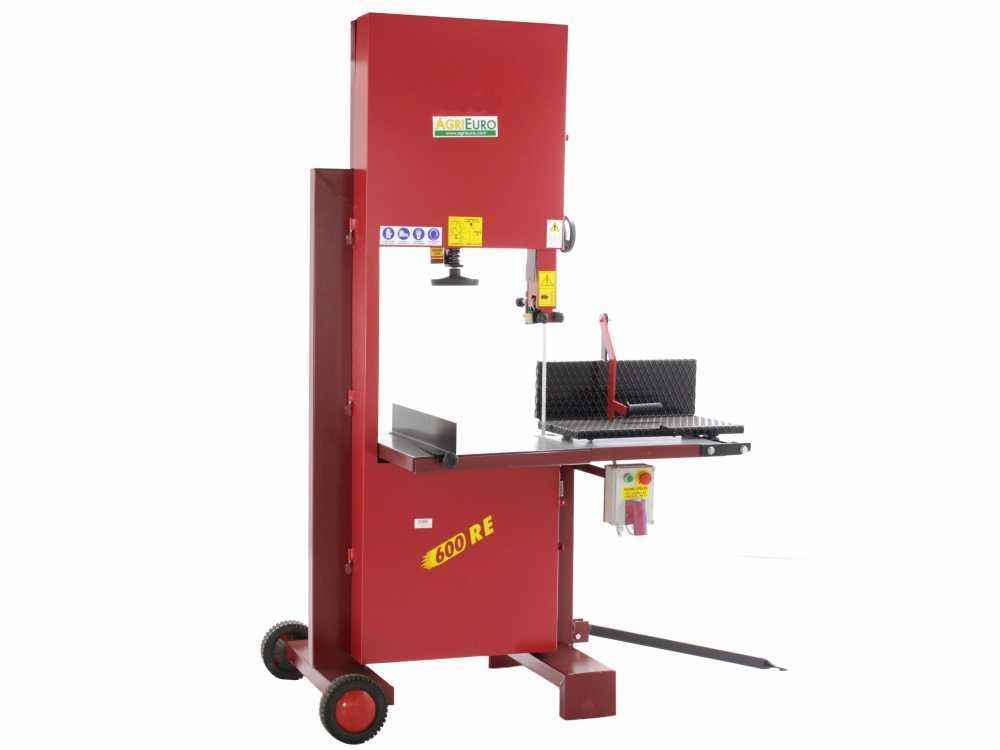 AgriEuro 600 RE – Sega a Nastro Professionale Elettrica Monofase 230V Ø600 mm