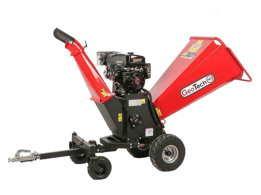 GeoTech Pro Biotrituratore Termico PCS 160 LE PRO Motore Loncin G420FD 15 CV – Taglio 100 mm