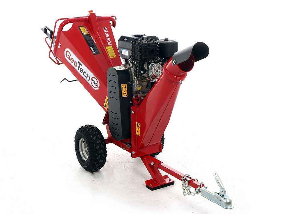 GeoTech Pro PCS 90 BS – Biotrituratore Termico Briggs & Stratton 12 CV Taglio 90 mm