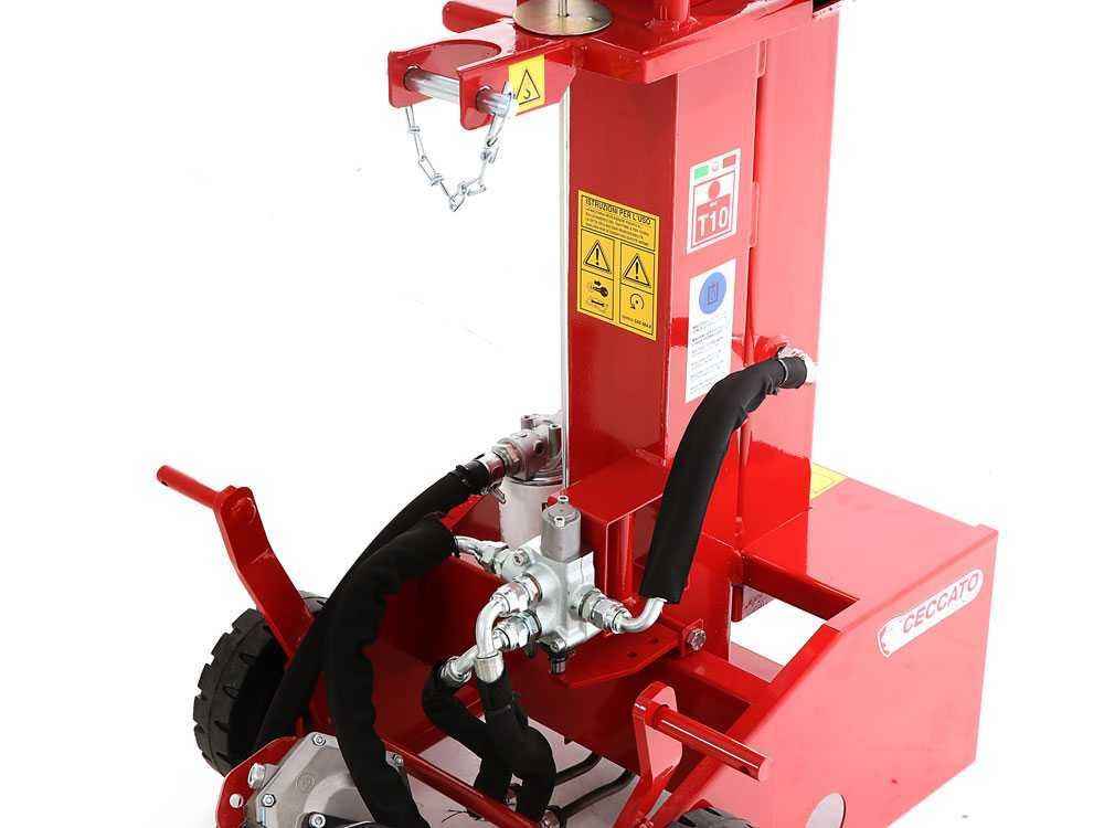 Ceccato Bull SPLT10 – Spaccalegna Verticale a Trattore 10 Tonnellate PTO