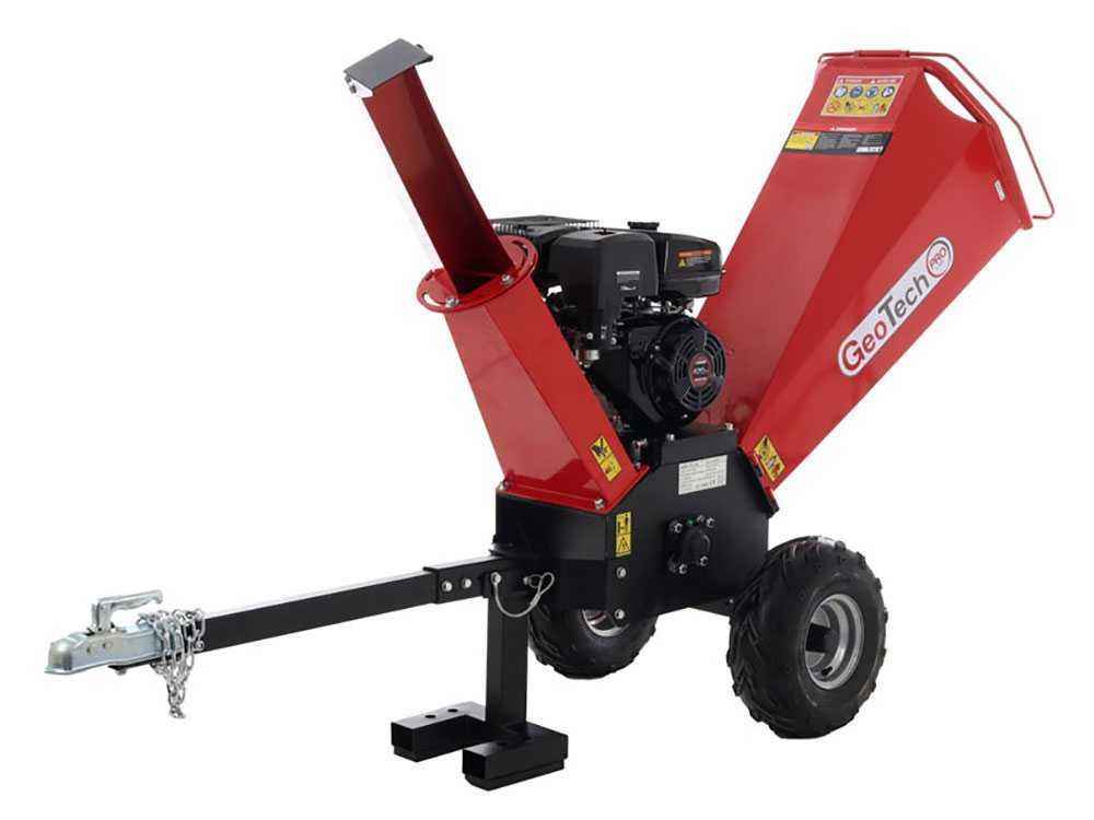 GeoTech Pro Biotrituratore Termico PCS 150 L con Motore Loncin G420F – Taglio 90 mm