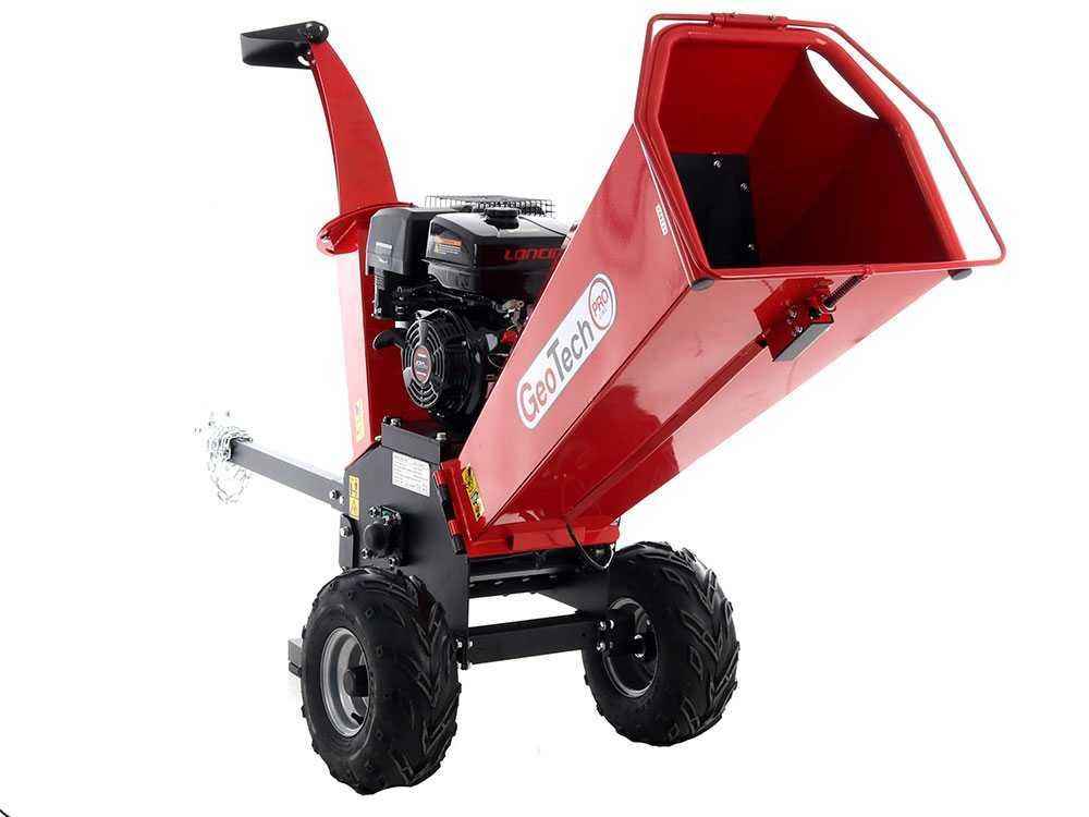 GeoTech Pro Biotrituratore Termico PCS 150 L con Motore Loncin G420F – Taglio 90 mm
