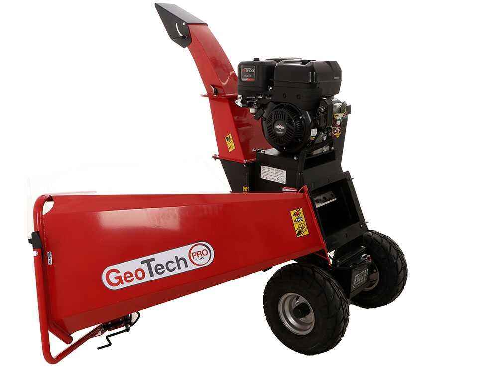 GeoTech Pro PCS 160 BSE PRO – Biotrituratore Termico Briggs & Stratton 13,5 CV Taglio 100 mm