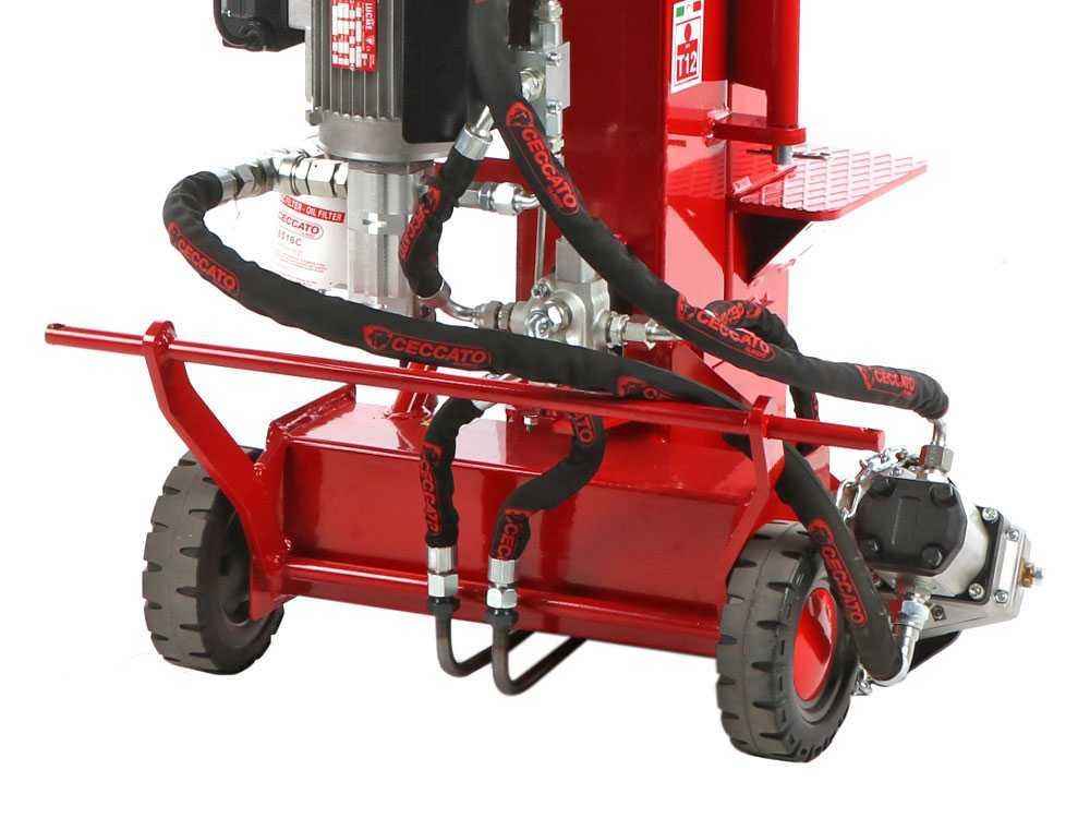 Ceccato BULL SPLET12FDP – Spaccalegna Ibrido Elettrico & Trattore Verticale 12 Tonnellate