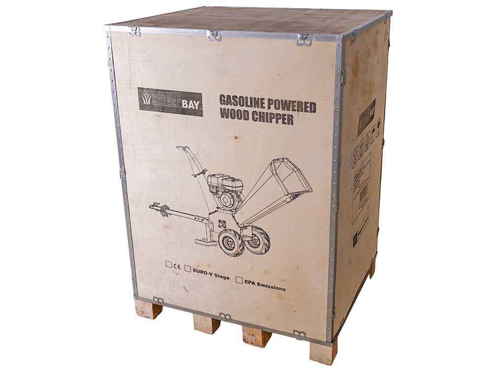 GreenBay Biotrituratore Termico GB-WRC 120 H con Motore Honda GX390 – Taglio 90 mm